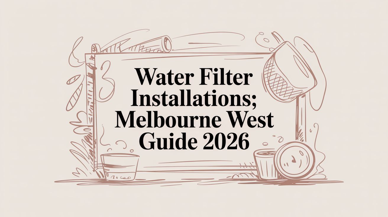 Water Filter Installations: Melbourne West Guide 2026