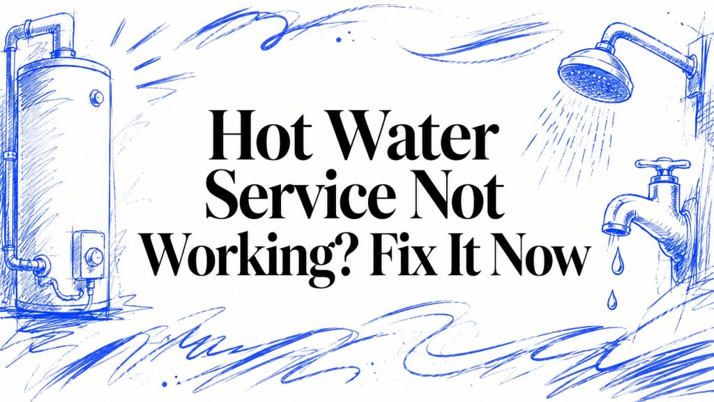 Hot Water Service Not Working Plumbing Repair