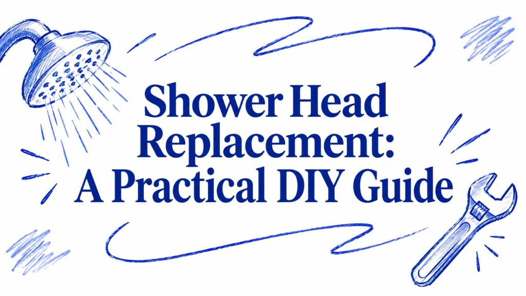 Shower Head Replacement Plumbing Tools