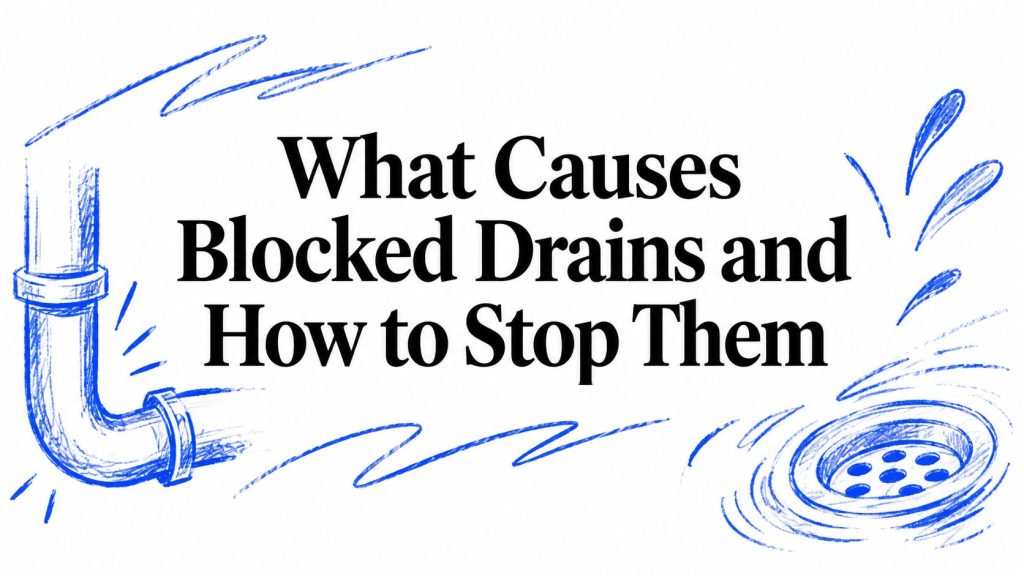 What Causes Blocked Drains Plumbing Sketch